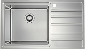 Rando 50 QC L 860x500 zlew wpuszczany z syfonem (lewy) + syfon Quick Close