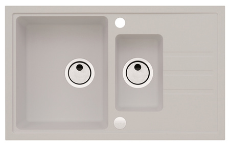 Intermezzo 70 white 11 (78x48) with manual water trap