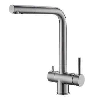 AQUILA SATIN faucet with connection to water filter
