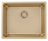 Monarch KOMBINO 50 U BRONZE steel sink 500x400mm