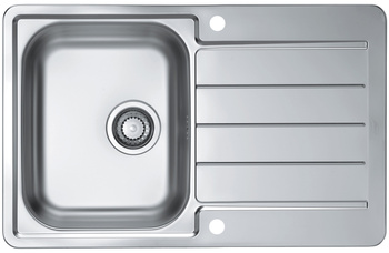 LINE MAXIM 80 SAT 790x500 1K POP-UP inset sink with pop up trap