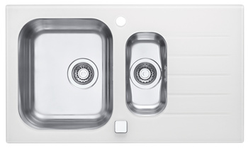 GLASSIX 20 POP-UP 3 1/2 860X500mm satyna - biały