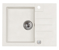 ROCK 30 kol. 11 biały (59,5x47,5) zlew Granital 1kom. z syfonem POP-UP