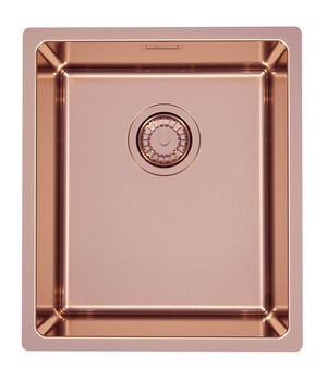 Monarch KOMBINO 20 MIEDŹ zlewozmywak stalowy 380x440mm